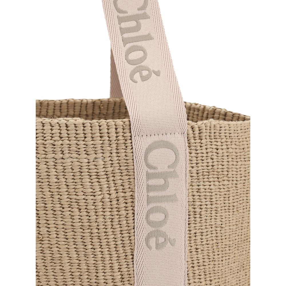 Chloé The Raffia Woody Bucket Bag