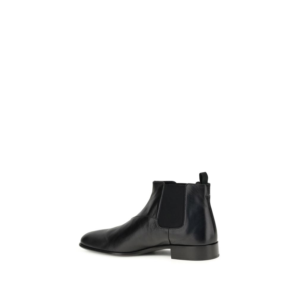 Prada Leder-Ankle-Boots