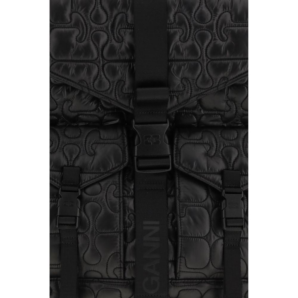 Ganni Quilted Backpack