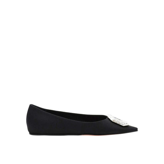 Amina Muaddi Camelia Ballerinas Flats