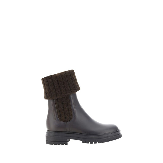 Gianvito Rossi Leather Ankle Boots