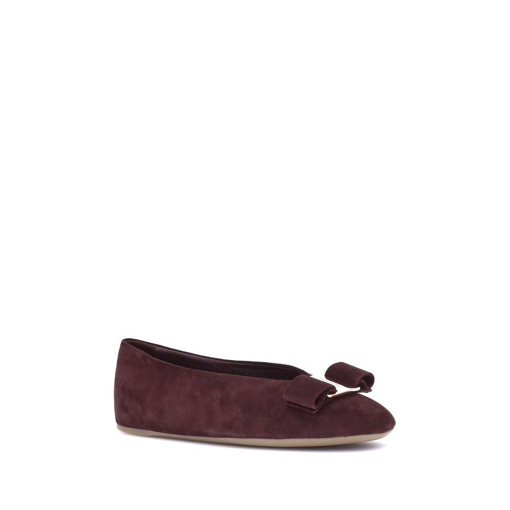 Ferragamo The  Vara Bow Ballerinas Flats