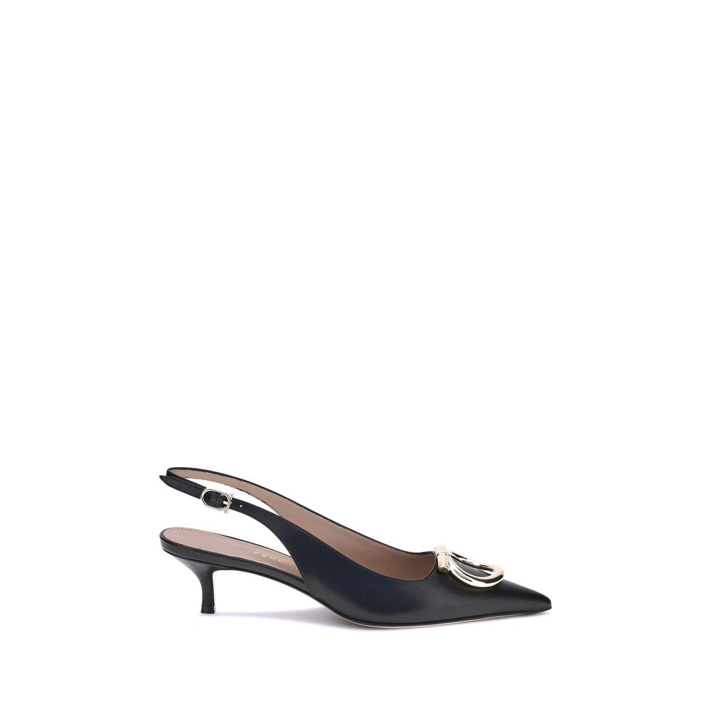 Ferragamo The Gancini Slingback High Heel Pumps