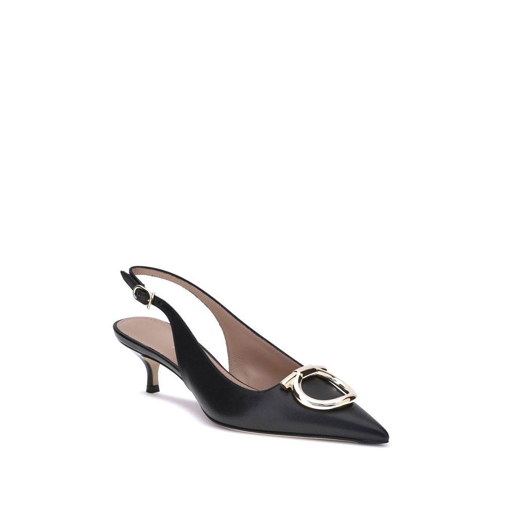 Ferragamo The Gancini Slingback High Heel Pumps