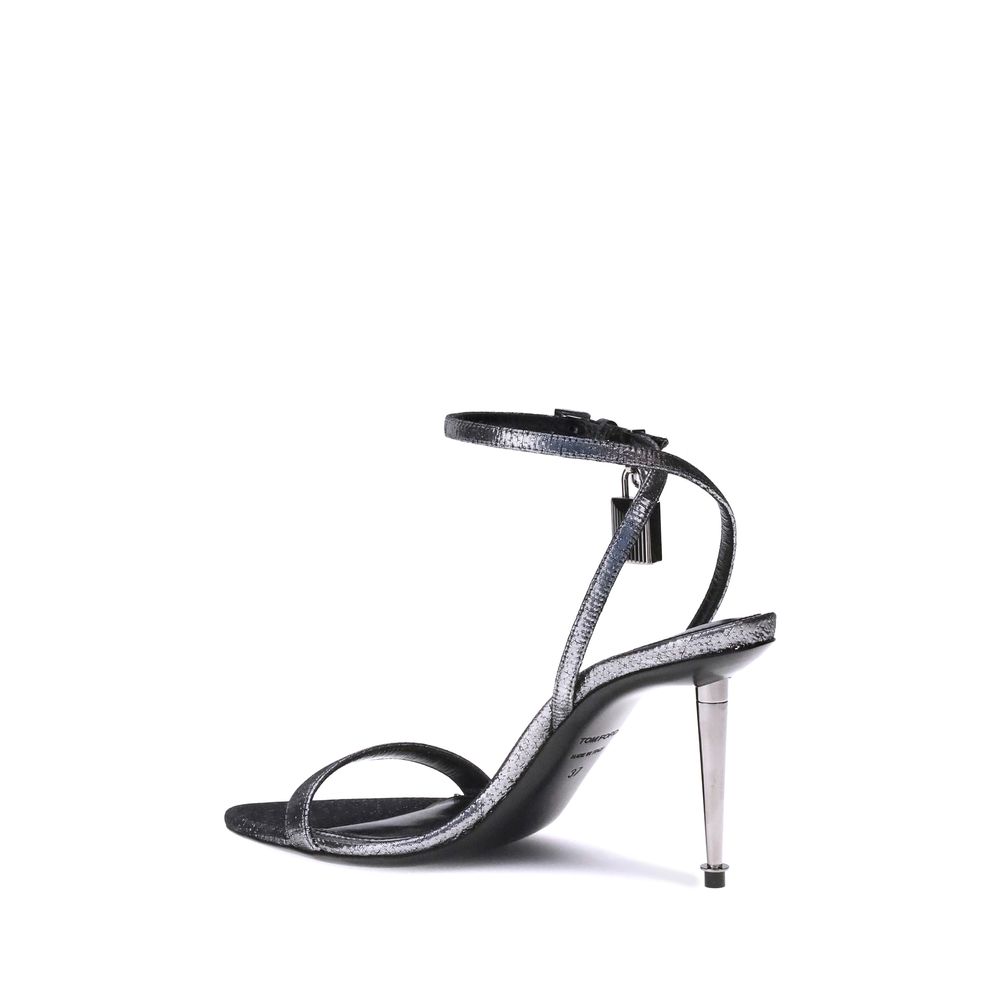 Tom Ford The Padlock Heel Sandals