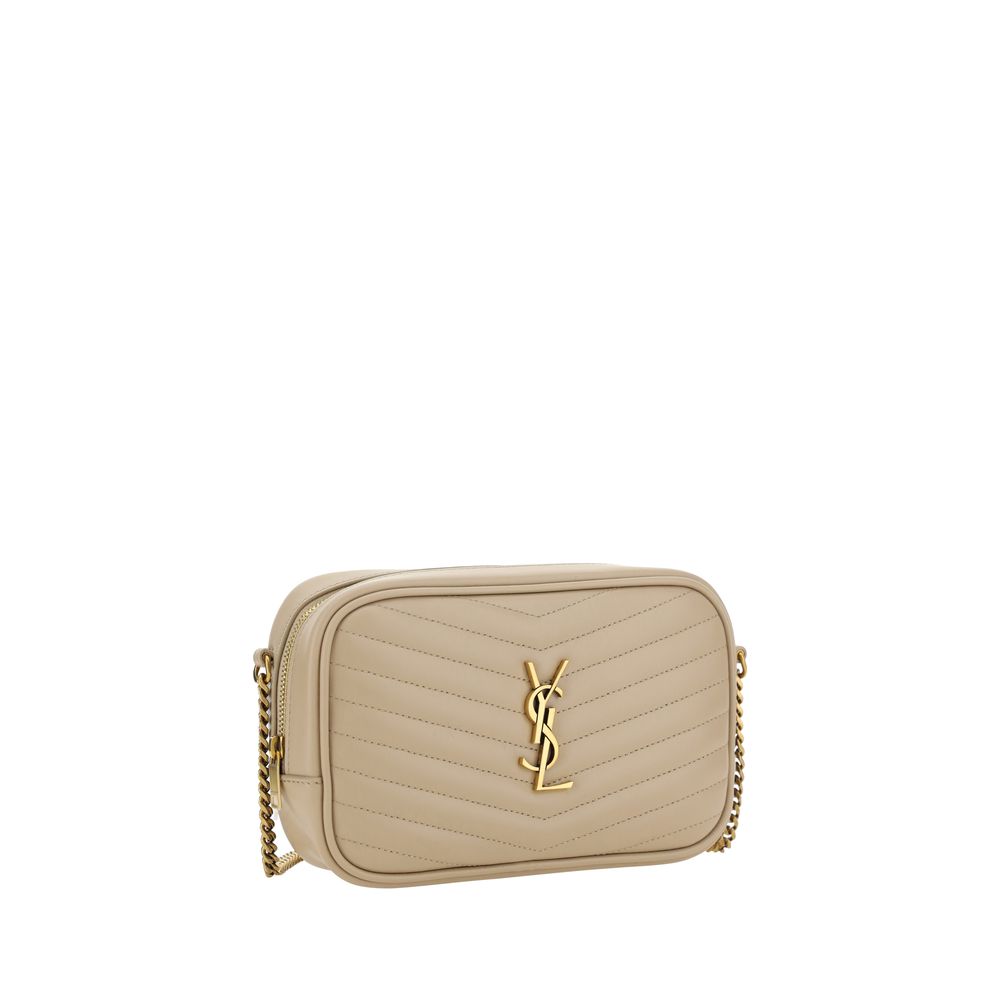 Saint Laurent The Lou Schultertasche aus Leder