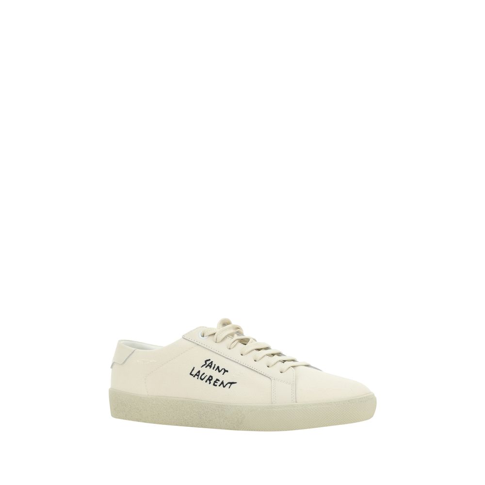 Saint Laurent Baumwoll-Sneaker (niedriger Schaft)