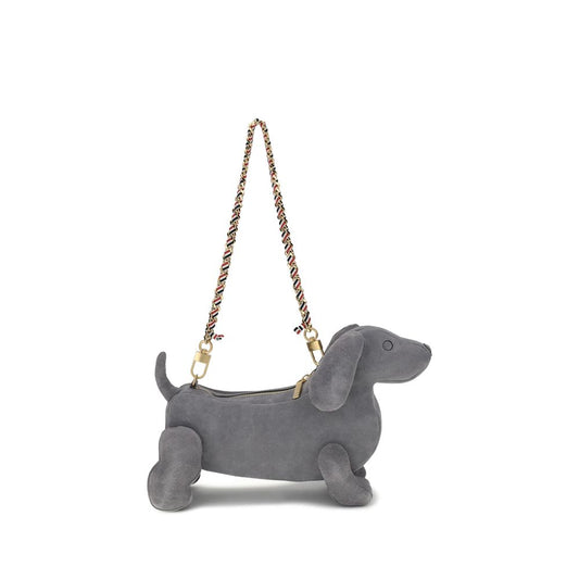 Thom Browne The Hector Suede Shoulder Bag