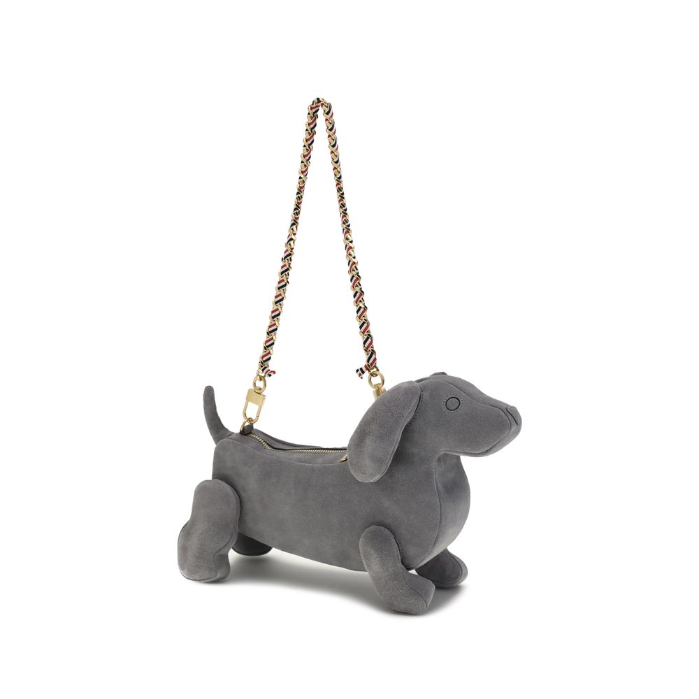 Thom Browne The Hector Wildleder-Schultertasche