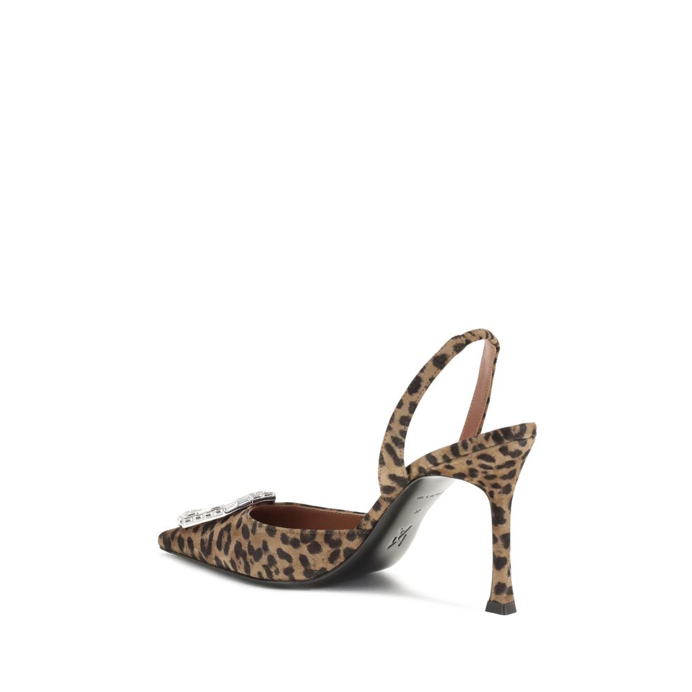 Amina Muaddi The Camelia High Heel Pumps