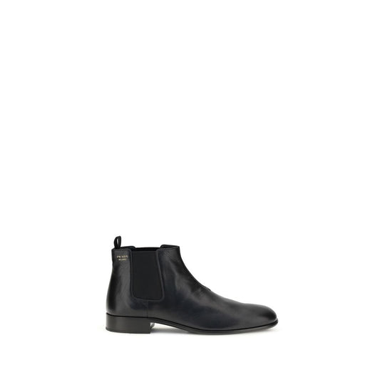 Prada The Leather Ankle Boots