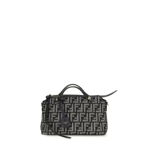 Fendi The FF Denim Shoulder Bag
