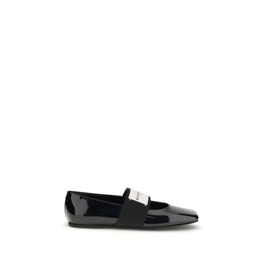 Givenchy The Patent-Leather Squared Ballerinas Flats