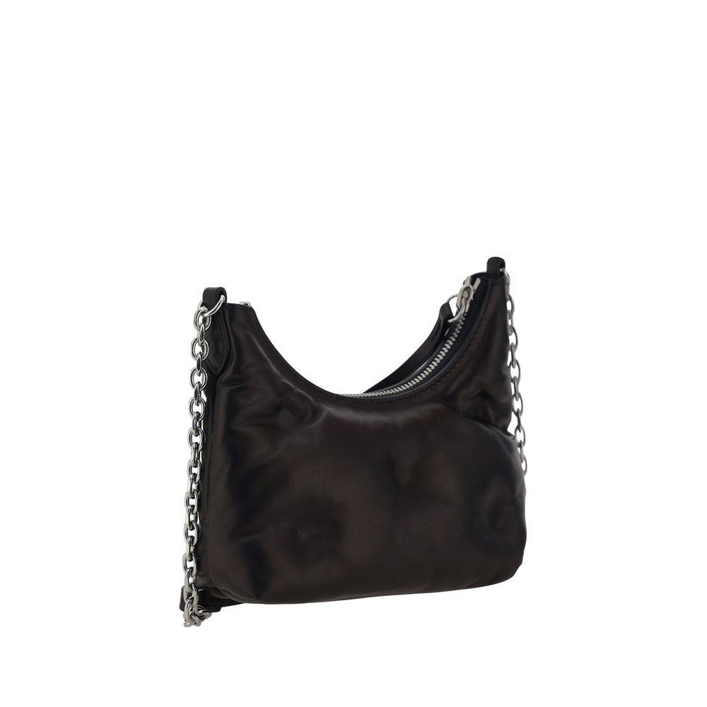 Maison Margiela The Glam Slam Leather Hobo Shoulder Bag
