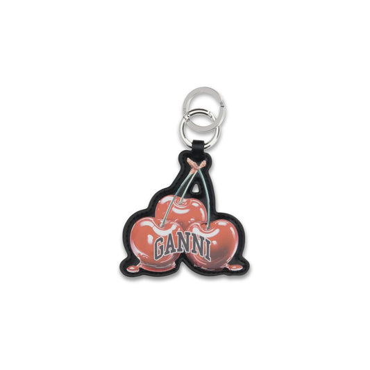 Ganni The Cherry Keyring
